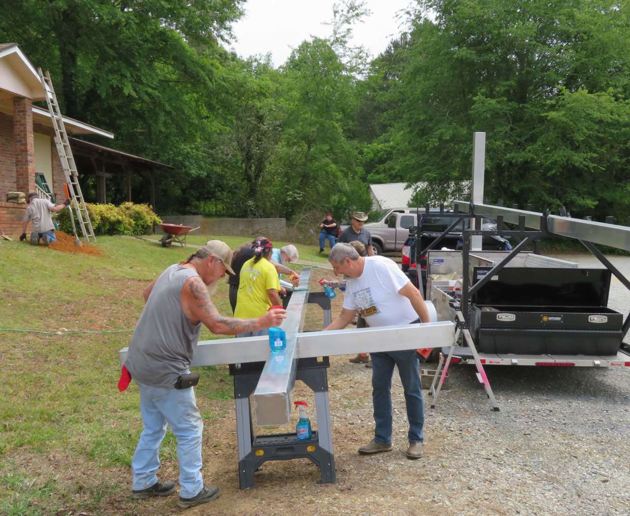 Removing Road Grit Christian Cross Ministries