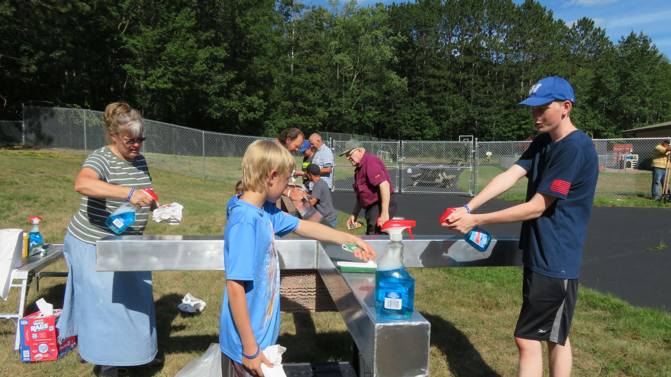 Removing Road Grit Christian Cross Ministries