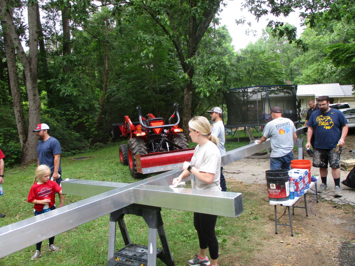 Removing Road Grit Christian Cross Ministries