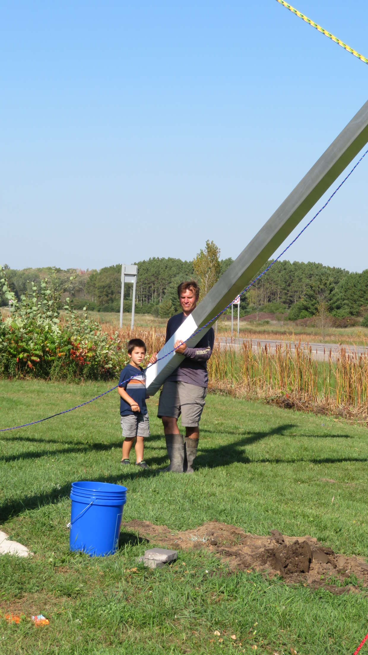 Moving Third Cross Into Position | Christian Cross Ministries